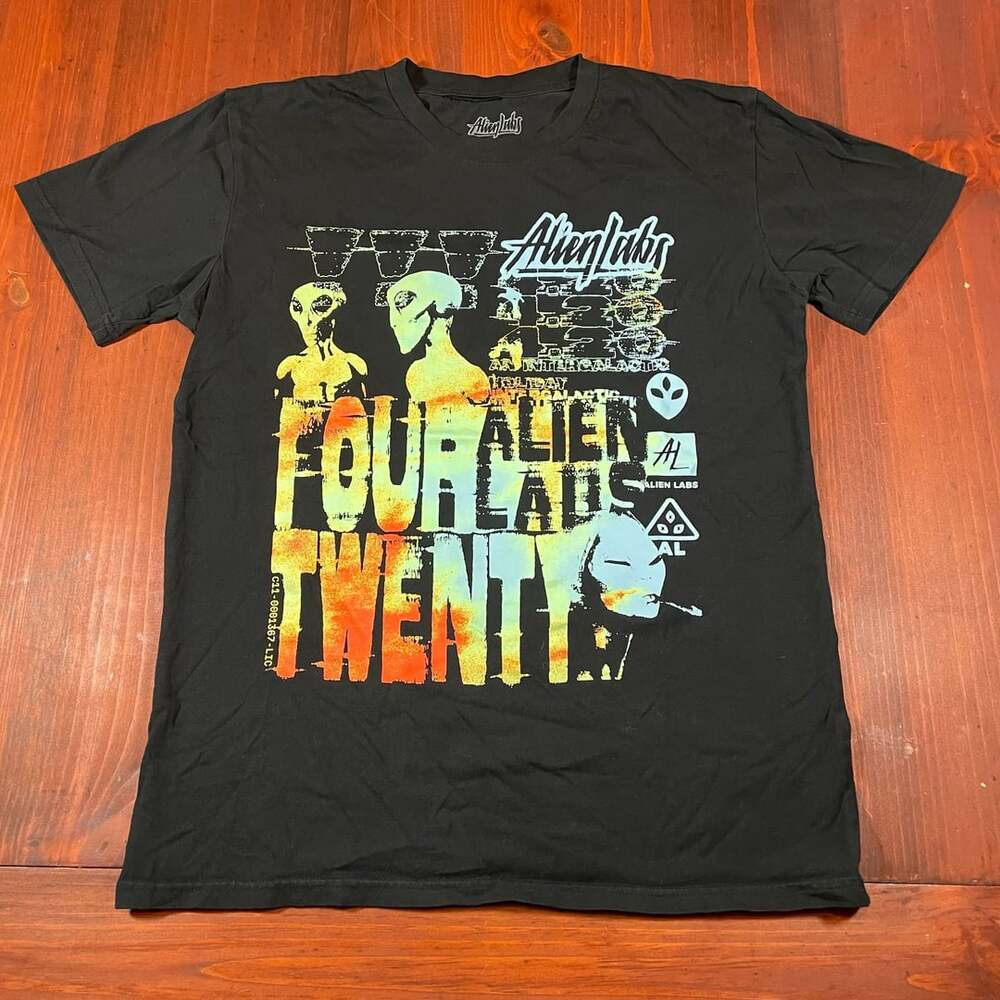 Alien Labs Four Twenty Graphic T-Shirt Medium Black